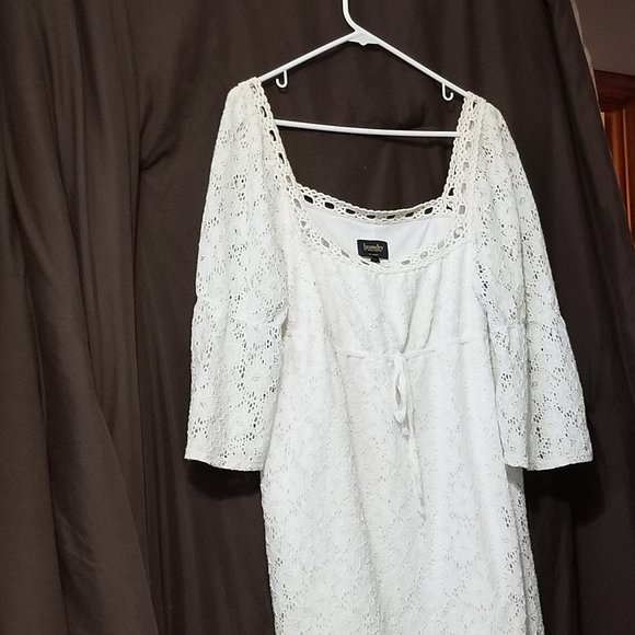 Laundry By Shelli Segal Dresses & Skirts - COPY - Pure White Crochet Mini-Dress